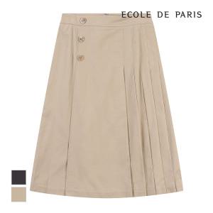 [에꼴드파리] 사이드주름A라인스커트_CB25WSC030Z