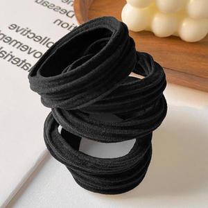 짱짱한 고무줄 머리끈 튼튼한 탄력 머리끈 무봉제 얇은 편한