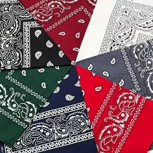 손수건 면 스카프 페이즐리 반다나-WFGO76A