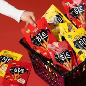 바다소리 저당 단백질 황태 스낵 히트 20g x 4봉 (멕시칸하바네로/메이플버터) 맥주 안주 다이어트 간식