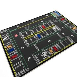 자동차 주차장 매트 교통 공간 도로 현장 도시 교통놀이 등산 레이싱 장면 주차장매트