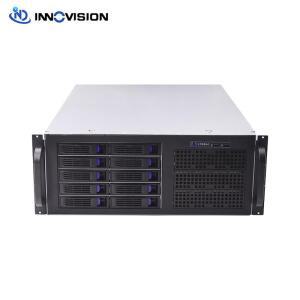 고밀도 10 베이 하드 디스크 스토리지 서버, 핫 스왑 4U 섀시, 12*13 마더보드 지원