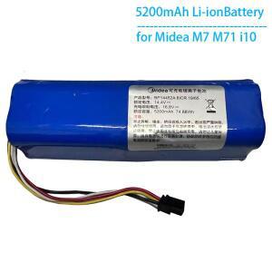 Midea M71 프로 i10 맥스용 정품 리튬 배터리, 교체 액세서리, 5200mAh