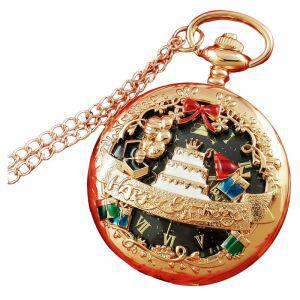 레트로 회중시계 오르골 뮤직 목걸이 아라비아