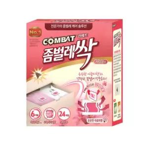 컴배트 좀벌레싹 서랍장용 24개입 아로마향 좀벌레 퇴치제 퇴치약