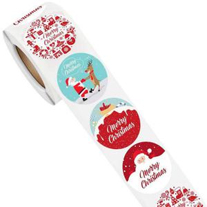 산타루돌프스티커 크리스마스 성탄절 선물포장밀봉실링 3.8cm