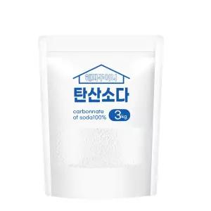 해피주어니 탄산소다 3kg / 가루세제 표백 청소세제 워싱소다