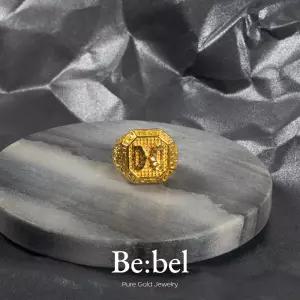 순금반지 11.25g 24k 남자 디자인 스퀘어 비벨 세돈 3돈
