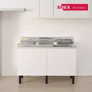 유닉 DIY 소형 싱크대 스텐레스 개수대 1200  중앙볼)