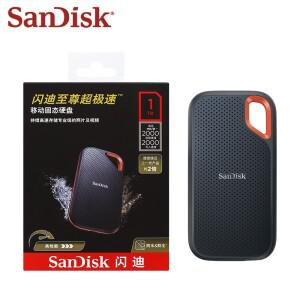100%  SanDisk SSD E81 익스트림 PRO1TB 2TB USB 3.1 타입 A/C 휴대용 외장 솔리드 드라이브 NVME 하드 디