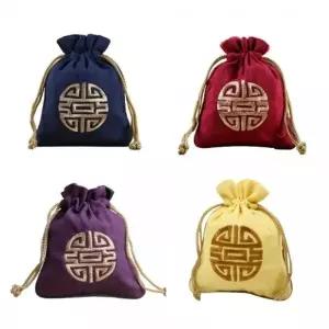 전통 오색 복주머니 선물 소품