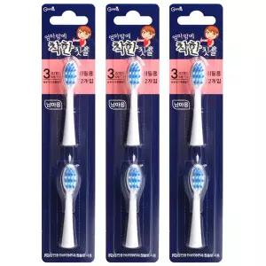 엄마맘에 착한 전동칫솔 리필모 3단계 남아 2p x 3개