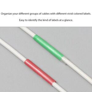 자체 케이블 식별 도구 와이어 오거나이저 네트워크 스티커 접착식 섬유 태그 라벨 마커