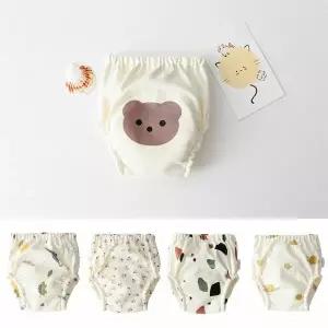 메이커 키즈 우유병 크림패턴 배변훈련팬티 랜덤2개 305058