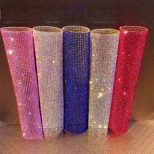 다이아몬드 마이크 커버 크리스탈 반짝이 손잡이 큐빅 핸들 교체용 보컬