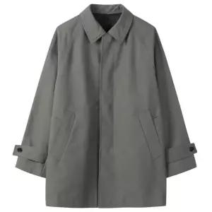 [롯데백화점]커스텀멜로우 카키 오버사이즈 핏 카 코트 CWCAA24001KHX