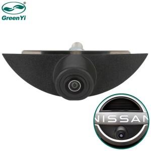 GreenYi 자동차 전면 카메라, 닛산 캐시카이 J10 J11 패스 파인더 R51 티다 마치 순찰 X-트레일 T30 370z