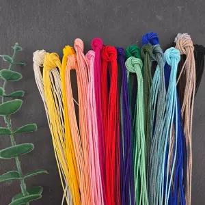 비즈팡 [Y1-24-00]인견매듭실 1mm 전통매듭끈 꼰세사끈 묵주 염주팔찌용 21종 모음