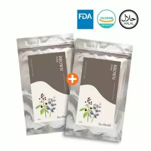 [FDA 할랄 인증] 천연헤나 염색약 헤나/인디고/브라운 가루 2팩