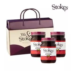 [하프클럽/]Stokes 영국 프리미엄 잼 스톡스 스트로베리 잼 (340g x3개입) 선물