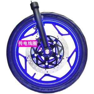 오토바이 불바퀴 자전거 조명 색상 깜박이는 2세트 부품 액세서리 USB 2륜 캐릭터조명
