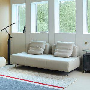 [다우닝]보너 3인 전체 천연가죽 소파