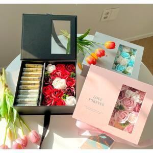 부모님 연인 선물상자 비누꽃 용돈박스 돈꽃다발 남편