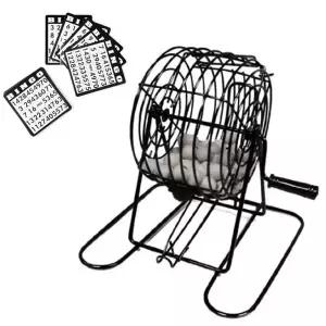 수동 빙고 번호출출 게임기/복불복/재미있는/게임/캠핑/여행/연말모임/가정용/휴대용/어린이/빙고판/로또