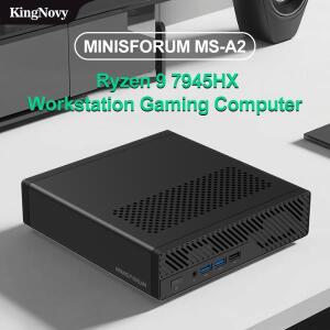MINISFORUM MS-A2 미니 PC AMD Ryzen 9 9955HX/7945HX, 96GB DDR5,19TB 스토리지, 듀얼 10G SFP+, Windows1