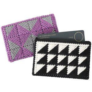 [펠트친구]망스티치 카드지갑 만들기 (네트공예)