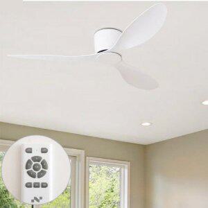 한국형 벨로스 IoT 스마트 실링팬 132cm 52인치 올화이트 LED조명포함 거실용