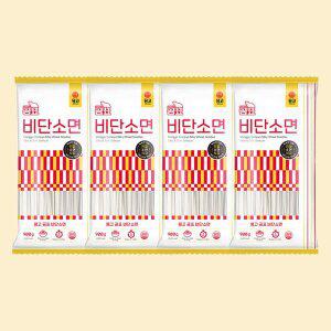갤러리아 [몽고식품]곰표 비단국수 소면 900g x 4개
