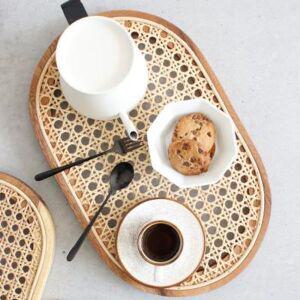 라탄 케인 트레이 타원 - 대 1p