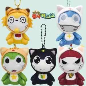 개구리중사 케로로 고양이 코스튬 키링 가방고리 인형 8CM 쿠루루 타마마 기로로 도로로