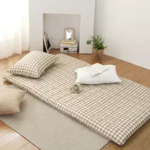 우디체크 누빔 요커버+허브요솜 세트 퀸(Q)