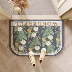 1+1 빨아쓰는 플라워 규조토 발매트 욕실 주방 화장실 미끄럼방지