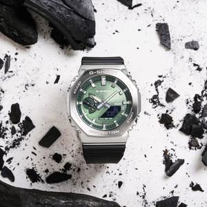 지샥 지얄오크 메탈 아이스블루 올블랙 태양광충전 블루투스 군인 전자손목시계 3종