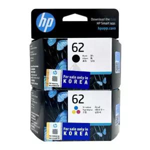 HP 62 정품잉크세트 (C2P04AA+C2P06AA) ENVY 5640 7640 오피스젯 5740 8040 표준용량*