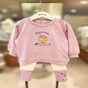 [디즈니] 라푼젤 레깅스 상하세트 (79S523059)