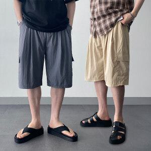 [모노폴로지]1+1 나일론반바지 남자카고반바지 남자버뮤다팬츠