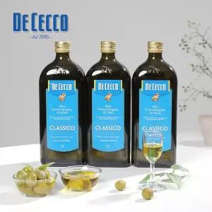 데체코 엑스트라버진 올리브오일 1L x 3개 올리브유 1리터