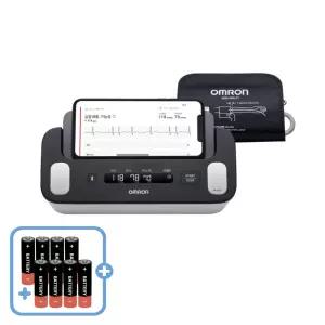 [건전지 8개구성] 오므론 HEM-7530T 2in1 심전도 혈압계 컴플리트 가정용 혈압측정기