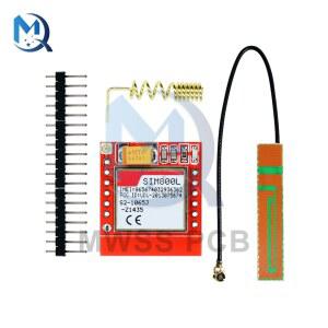 7V SIM800 2V 밴드 SIM800L 미니 인터페이스 GPRS 모듈 IPX 쿼드 무선 직렬 ARDUINO 코어 TTL 포트 안테나