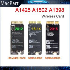 PRO A1398 A1425 WIFI 2013 기존 카드 와이파이 BCM94331CSAX 공항 BCM용 2012 2014 2015 943602 BCM94360CS CS A1502
