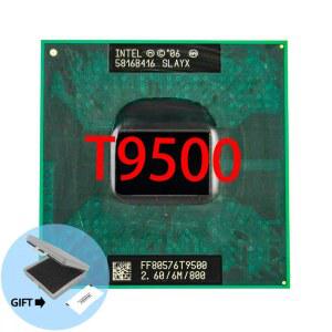 CPU 노트북 코어 6M 478 프로세서 PM45 T9500 6GHZ 800 듀얼 듀오 소켓 FORGM45 캐시