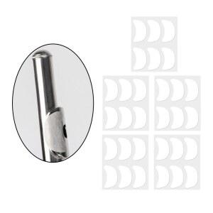 5X 플루트 보호 패치 패드 커버 부품 플레이트 마우스피스 목관