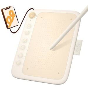 UGEE Q6 안드로이드 폰용 드로잉 태블릿, 6개의 핫 키가 있는 그래픽 6.5