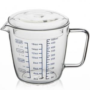 500ml 유리계량컵 요리 눈금표시컵 물용량 액체 측정 그릇