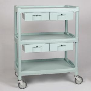 [열린세상] 다용도 병원 드레싱 3단 서랍 4칸 높은 이동카트 Y-301KH