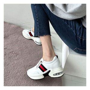 [할리샵](112L7)[소가죽]키높이 천재스니커즈8cm 166838